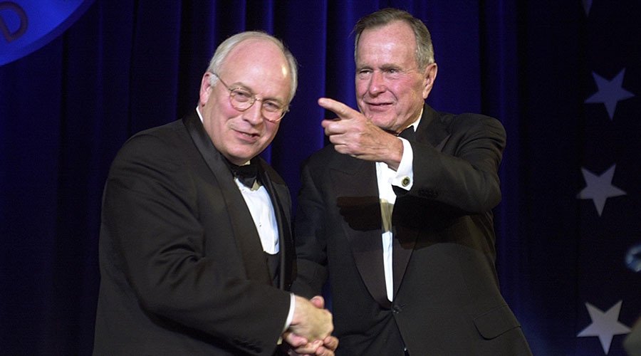 George Buch Snr and Dick Cheney
