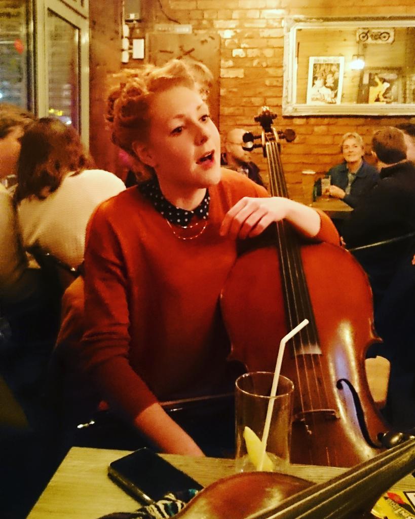 StAnnsLabour's tweet photo. And thanks to the fabulous @Ruby_Muse - folk cellist and singer. Brilliant night. #Labourfolk https://t.co/ePByof9ukC
