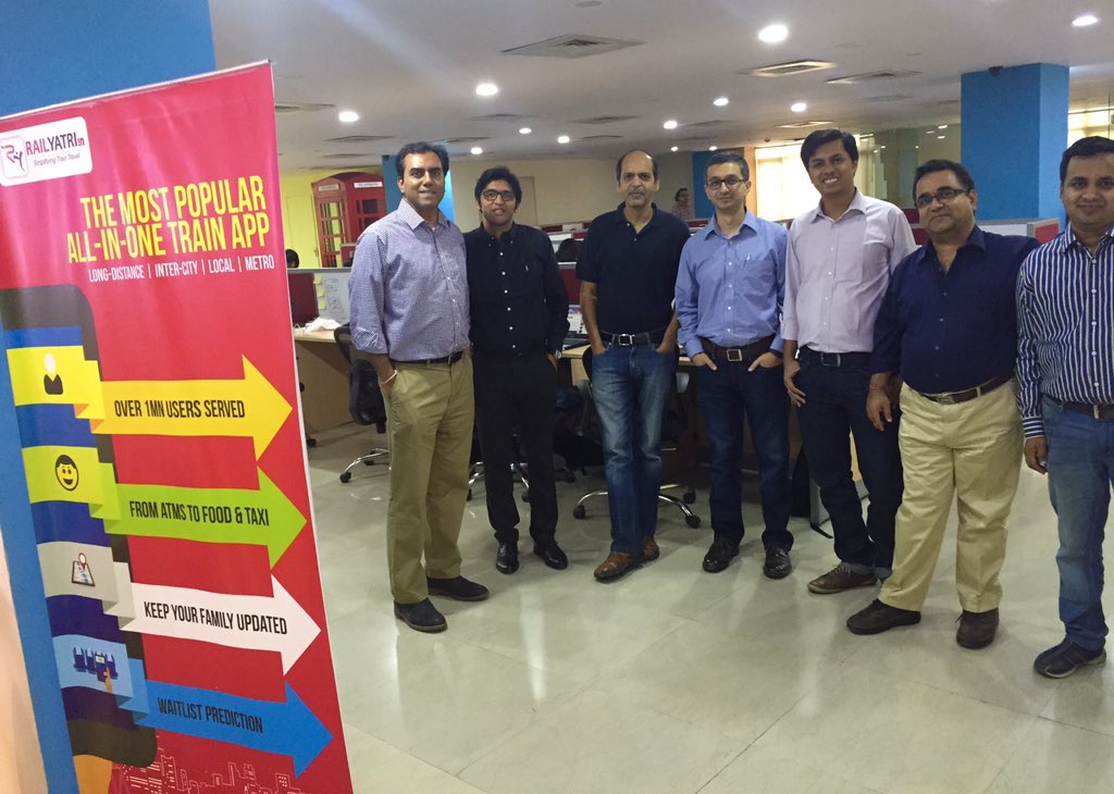 Sanjay Nath (@sanjaynath) on Twitter photo w/ our rail-travel app co <a href="/RailYatri/">RailYatri</a> <a href="/arpiit/">Arpit Agarwal</a> <a href="/HelionVC/">HelionVC</a> <a href="/rahulchandra77/">Rahul Chandra</a> <a href="/dhruvkapoor/">Dhruv Kapoor</a> <a href="/BlumeVentures/">Blume Ventures</a> @OmidyarNetwork w/ our rail-travel app co <a href="/RailYatri/">RailYatri</a> <a href="/arpiit/">Arpit Agarwal</a> <a href="/HelionVC/">HelionVC</a> <a href="/rahulchandra77/">Rahul Chandra</a> <a href="/dhruvkapoor/">Dhruv Kapoor</a> <a href="/BlumeVentures/">Blume Ventures</a> @OmidyarNetwork