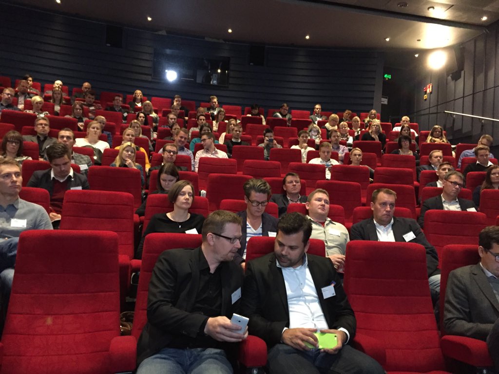 buteolagus's tweet photo. IAB ohjelmallinen konferenssi. Panelistin näkökulma! #programmaticfi https://t.co/a1hwpESUjr