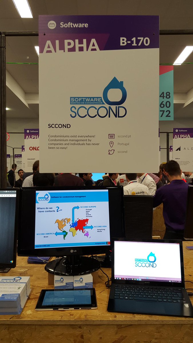 sccond's tweet photo. Day 3 - Visit us! Builders area B-170 #websummit #WebSummit2015 @WebSummitHQ https://t.co/mtlZUlqTkX