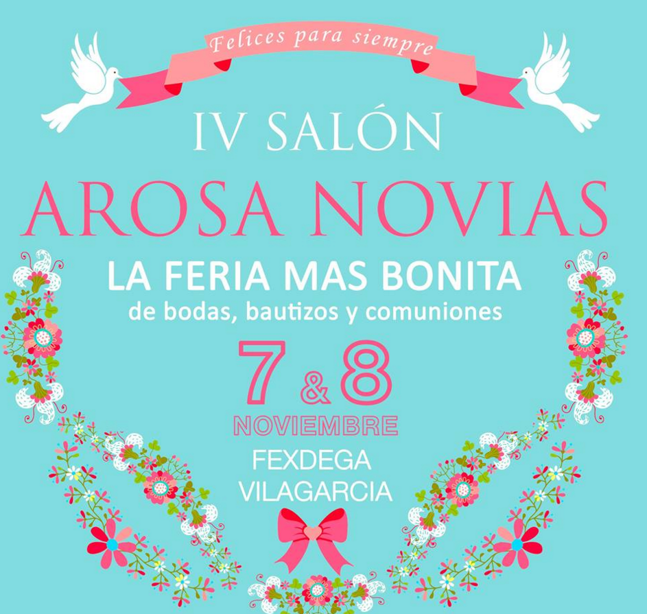 Hola chic@s como veis este fin de semana tenemos una feria de bodas en Villagarcía.Os esperamos.