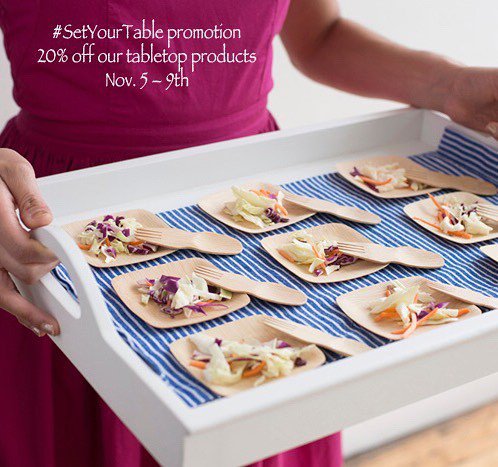 jeffreydelkin's tweet image. Our #SetYourTable sale kicks off today. 20% off our entire serveware collection. 
Shop tab… bam-bu.co/1kvk1wC