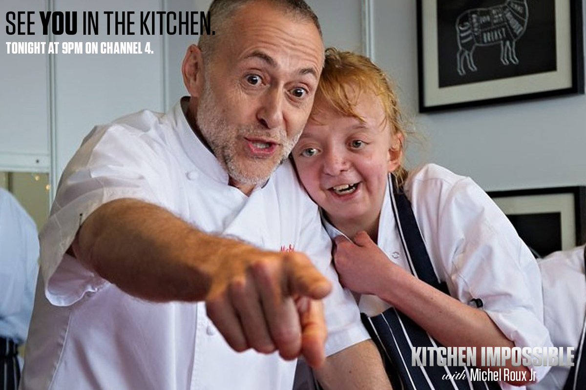 twofourtweets's tweet photo. .@michelrouxjr will see you in the kitchen tonight at 9pm on @Channel4. #KitchenImpossible https://t.co/mgEQw5nBN4