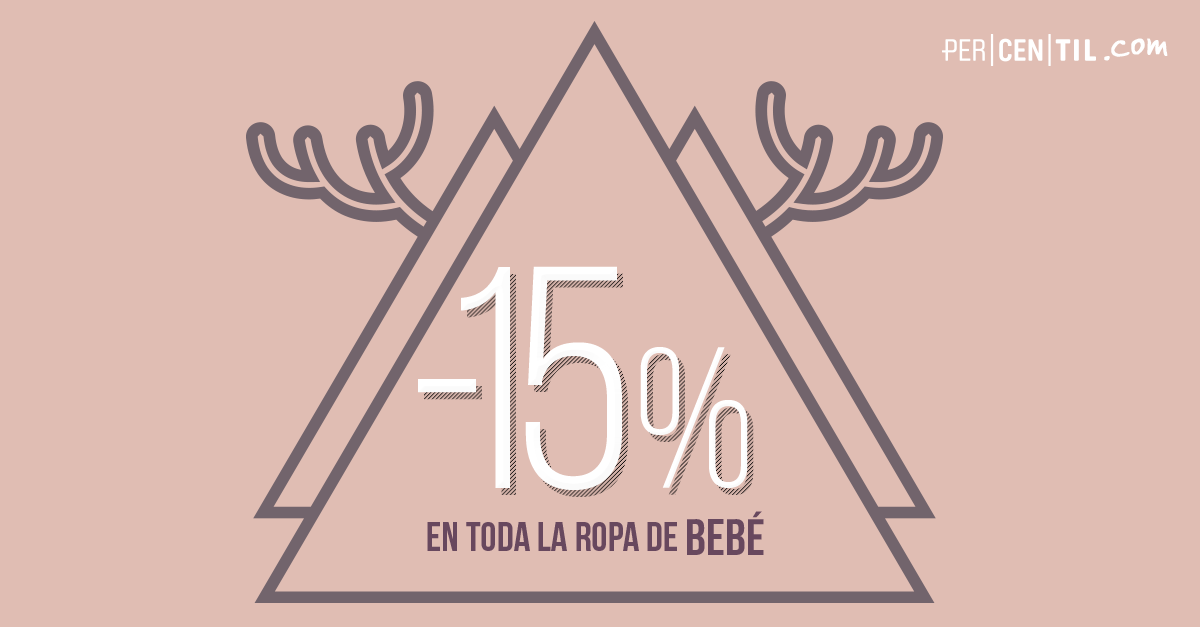 Hoy 15% dto en toda la ropa de bebé de 0 a 18 meses con el código:BABYKN15 percentil.com #ropacomonueva
