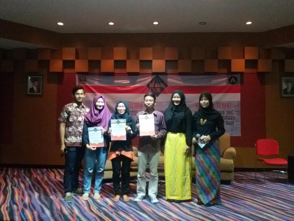 Selamat kepada pemenang lomba Essay Nationart.Is.Me 2015!:)