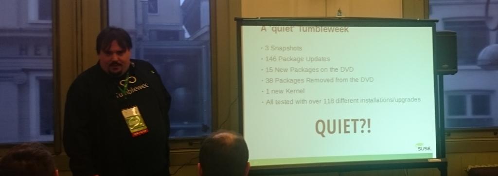 kimi_tri's tweet image. Laziness, impatience w #openQA allow #opensuse quiet week. Impressive continuos integration #SUSECon2015 @SUSESuomi