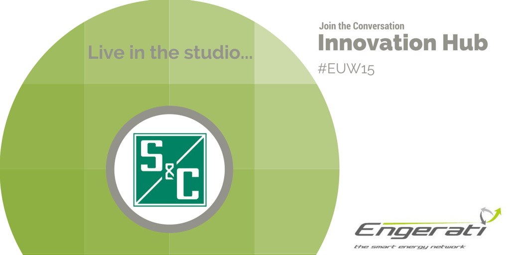Engerati's tweet photo. #EngeratiStudio with @SandC_UK - the role of the network when aiming to maximise #renewables #EUW15 https://t.co/eB2WPRMf2S