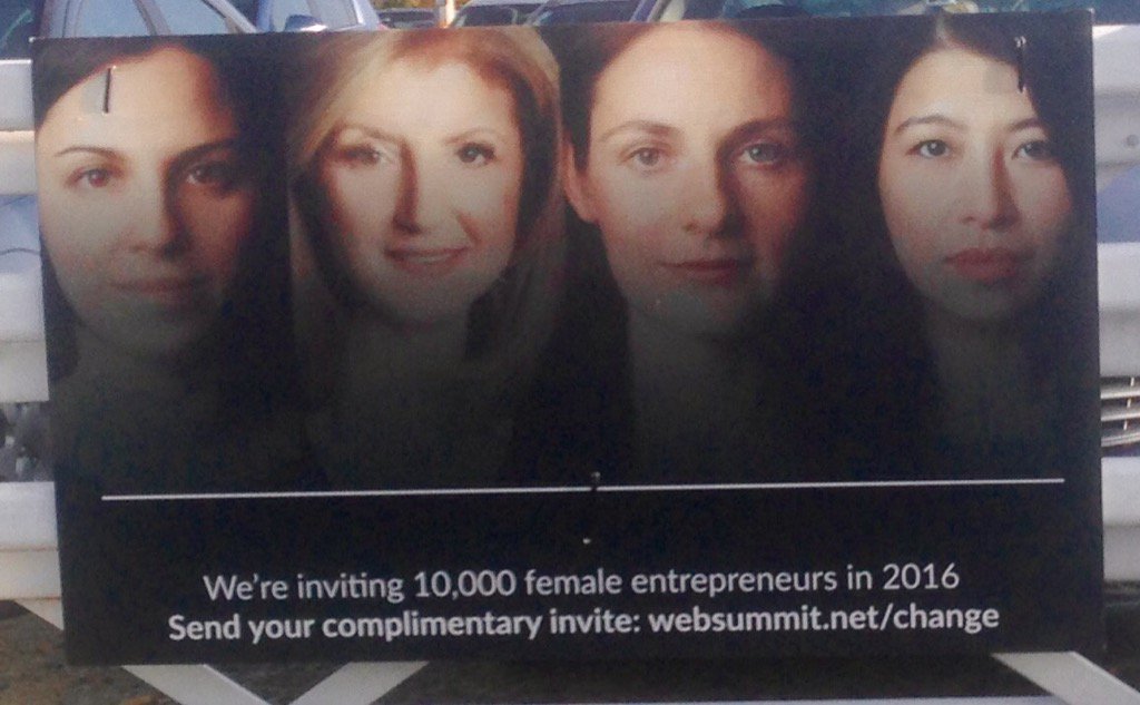 frenchsimone's tweet photo. Web Summit is giving away 10,000 tickets to female entrepreneurs in 2016 https://t.co/dhtISHofiV. #websummit https://t.co/g2VvIYOYBu