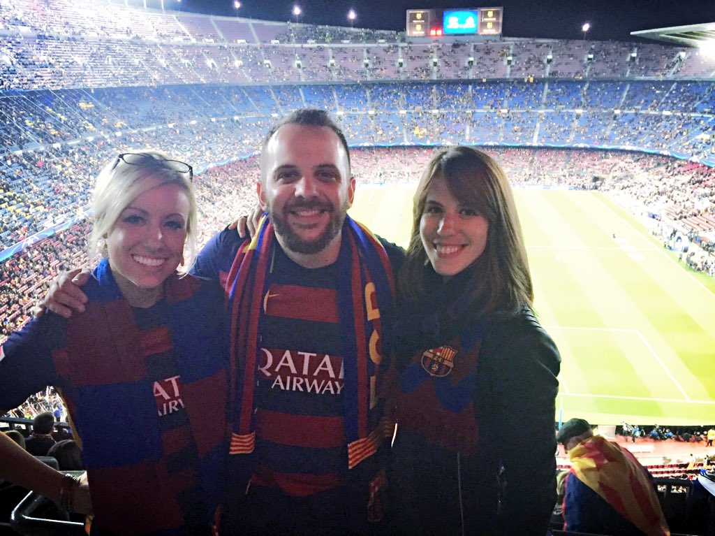 awhitebean's tweet photo. Bucket list - going to a #ChampionsLeague game ✔️🙌🏻 #FCBBate https://t.co/lUkCi2TMnE