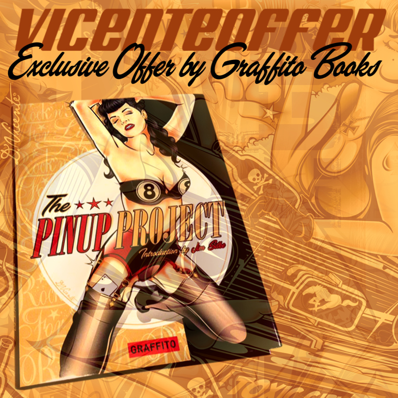 graffitobooks's tweet photo. Love David Vicente? Like him on fb: https://t.co/U87u5mctWA &amp; get a whopping £7.50 off the fab PINUP PROJECT! https://t.co/W7pj0mbDyX