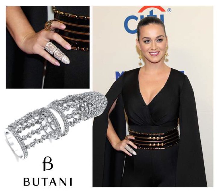 ButaniJewellery's tweet photo. #KatyPerry working the red carpet with #Butani diamond armour ring #RedCarpet #ring #diamond https://t.co/82uiKtpBBA
