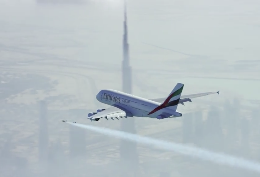 JosephBihag's tweet photo. .@jetmandubai Superman and Ironman rolled in2one. @emirates A380 flyby was insane! https://t.co/qToi4z3fbv #Dubai https://t.co/cy0KN0Nm7h