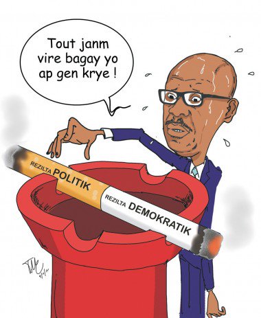 LMB on Twitter: ".@nouvelliste - Caricature : Cigarette #Haiti #Politique  #HaitiElection #Resultats https://t.co/Zz6xS6gvMf"