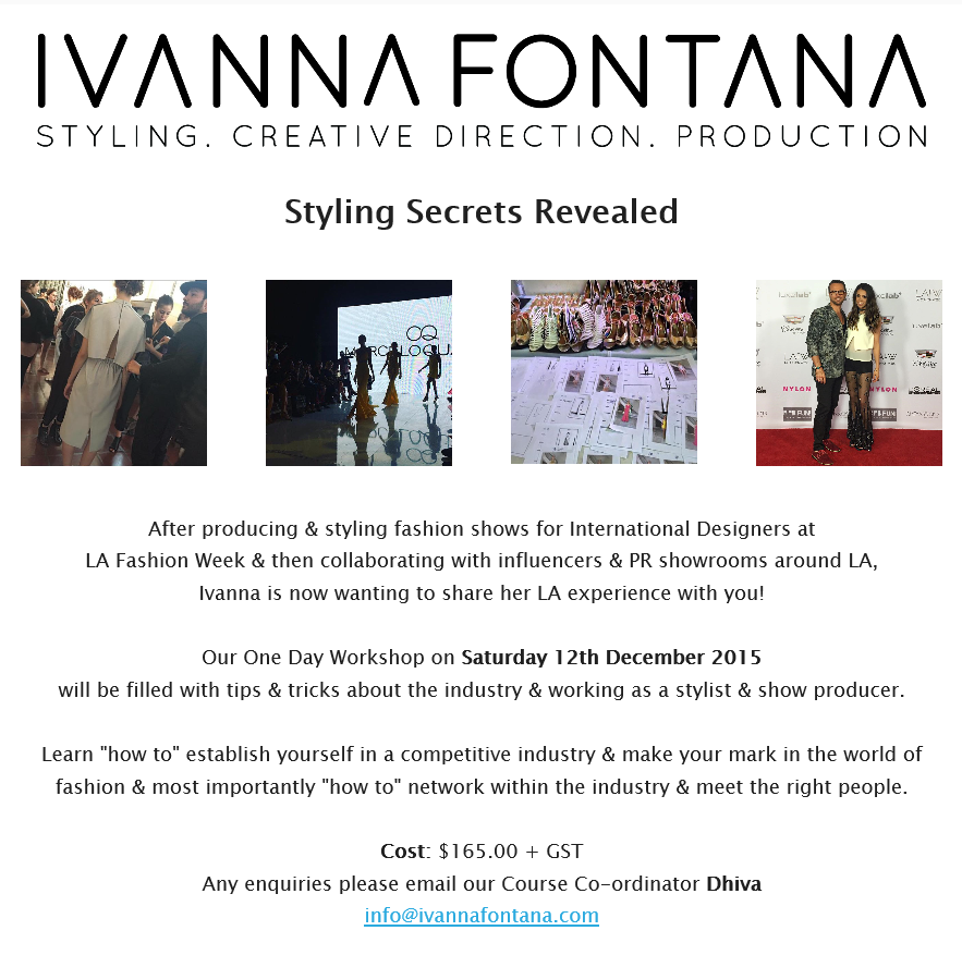 IvannaFontana's tweet photo. Want to become a Stylist? #stylingworkshop #ivannafontana Book info@ivannafontana.com Images https://t.co/UfdvzduX9i https://t.co/SEcUO9vg4Q