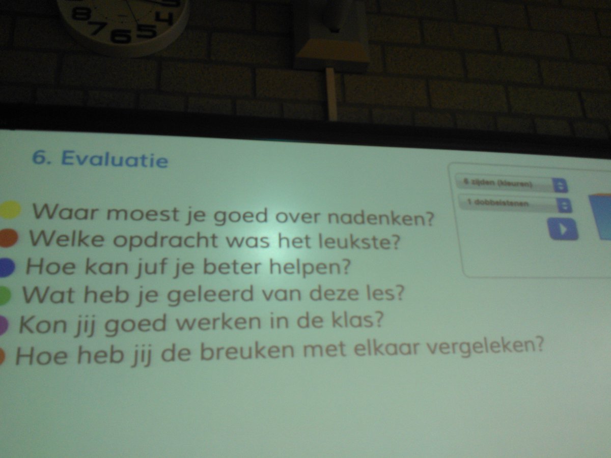 EspeldoornM's tweet image. Gezien in de klas: een mooi voorbeeld om de les te evalueren.
