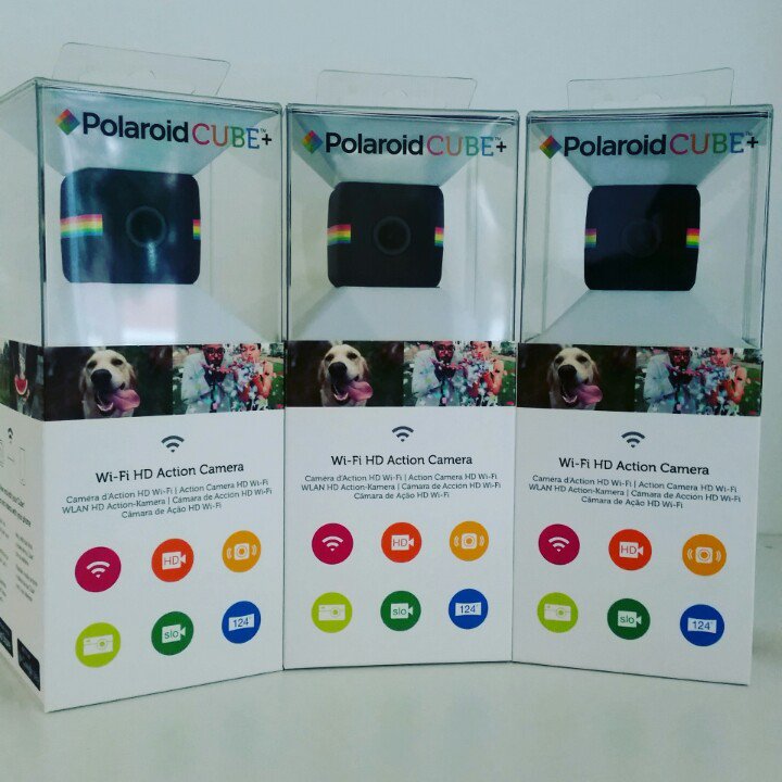 denkBar_PR's tweet photo. #polaroid #cube+ Testgeräte ab sofort verfügbar! Nachricht an uns, Kameras für euch! #polaroidcube+ #polaroidcube https://t.co/RIwn0kbl97