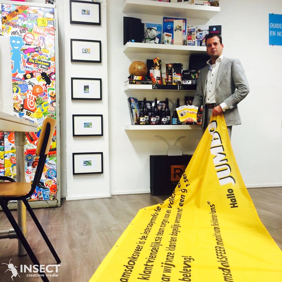 Insectcreatieve's tweet image. Of wij werk willen verrichten voor Jumbo supermarken?
Lijkt me logisch. Met dank aan Niels Brok.