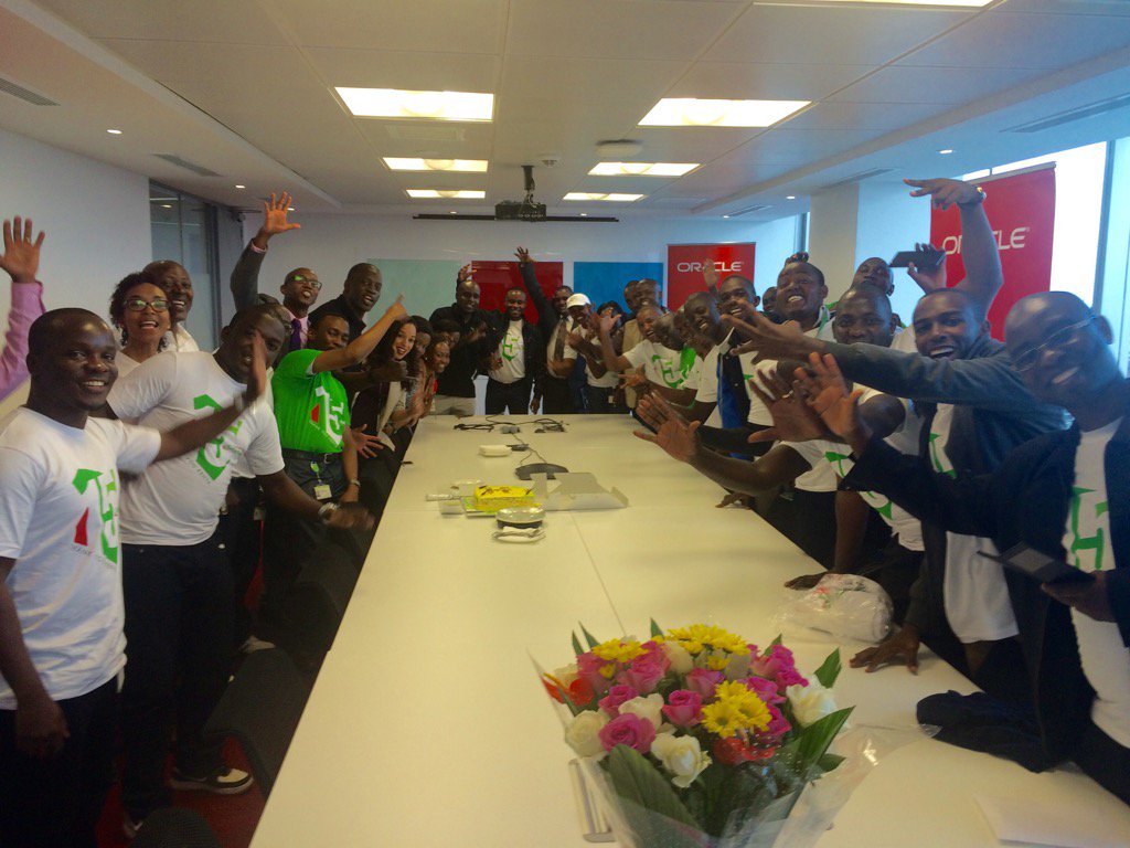 StewartSamkange's tweet photo. #OccupyOracle - Safaricom celebrates 15 years of partnership with Oracle Kenya @OracleKE @Safaricom https://t.co/VTaUgg4L8J