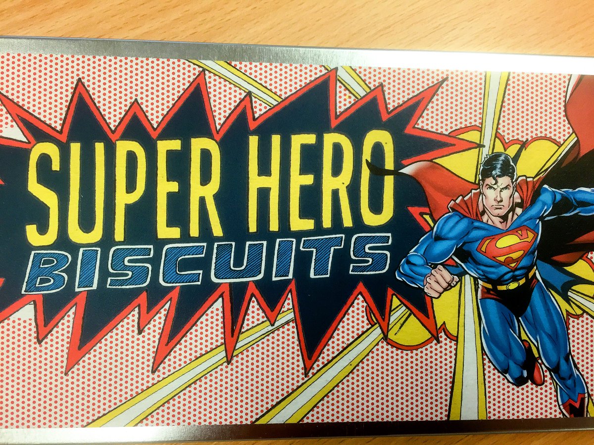 dreampad's tweet photo. #WHAM, #BAM, #POW...Awesome present received from another happy customer. #Superhero #biscuits by @BiscuiteersLtd https://t.co/RJW0MyTWyw