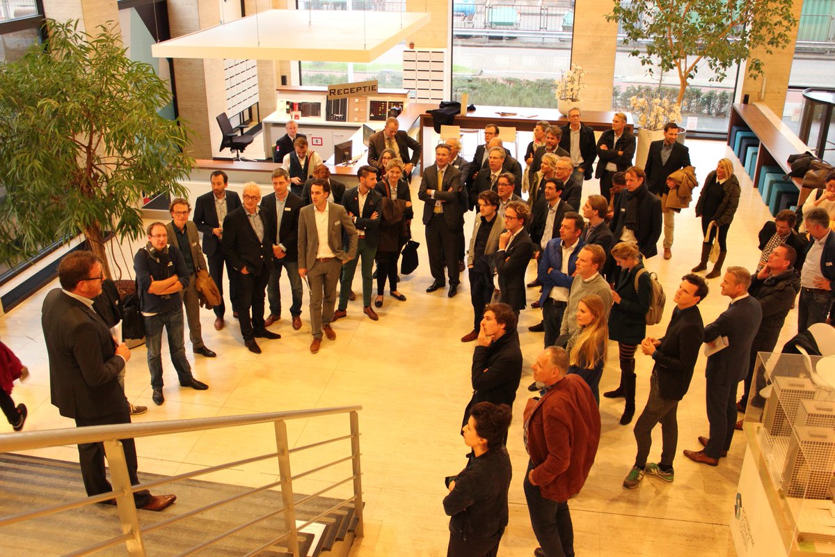 Entrepren_EUR's tweet photo. On campus today is @BouwendNL and @startupbouw.  Great to have you at #ECE and #RotterdamScienceTower. https://t.co/rAtj9GIEHj