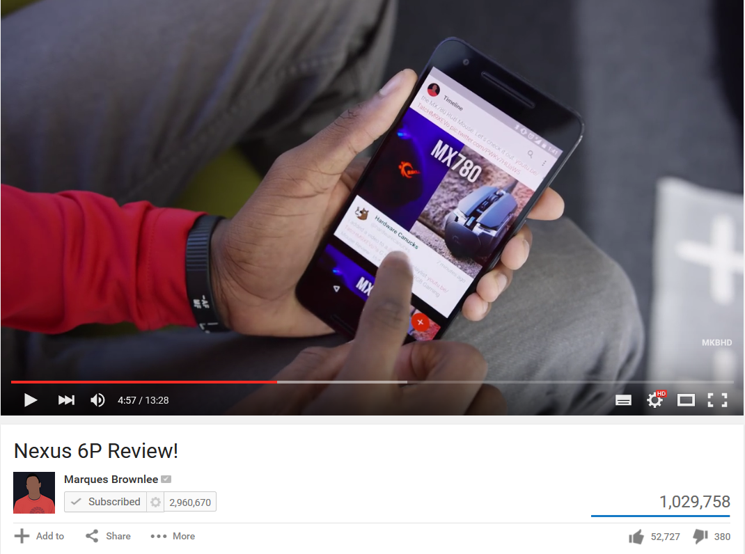 Mecerz's tweet photo. @Dimitry49 Dat subtle shout out from MKBHD! https://t.co/CRAAFrSgMP