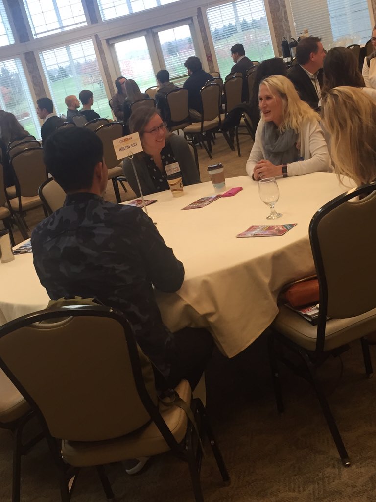 adstuds's tweet image. We have @SanfordHealth's @karoliinaslack leading a round table discussion this morning! #AdStuds2015