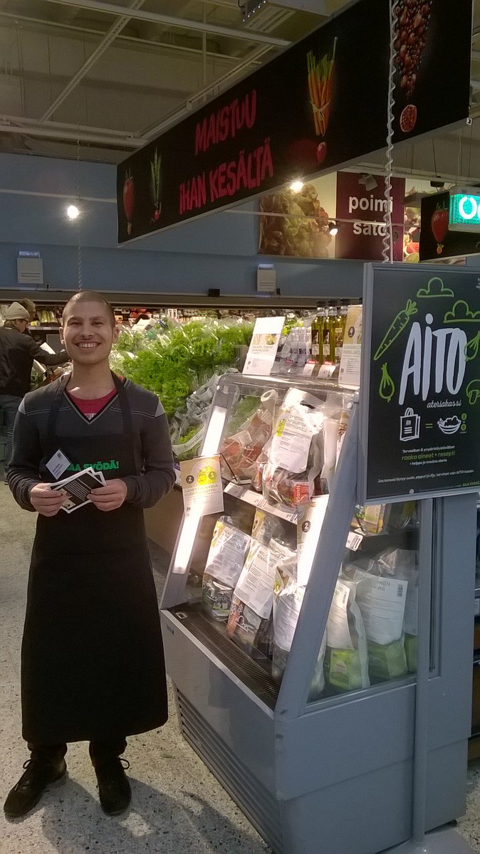 MinnaKaljonen's tweet photo. #Aitokassi piristi kauppareissuni ja ruokakin maistui paremmalta! #nudging? @Kesko_Oyj @VerkkoSydan @MotivaOy https://t.co/LFFMX57N2z