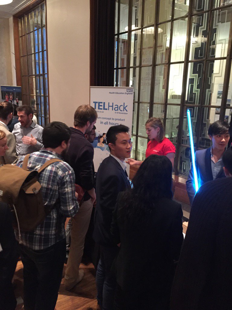 pendy41's tweet photo. At #svc2uk plenty of interest for @NHSTELHack - 24hrs to go! #TELhack15 #edtech https://t.co/HBeN8cbRTN