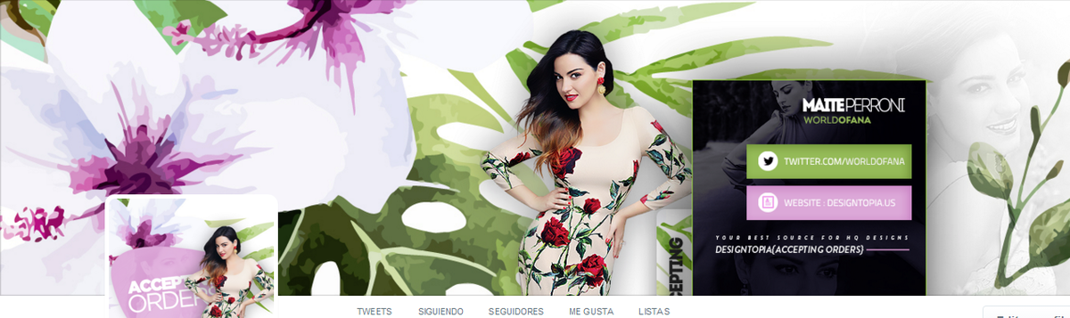 designtopia's tweet image. New twitter theme ft @MaiteOficial 
#Acceptingorders