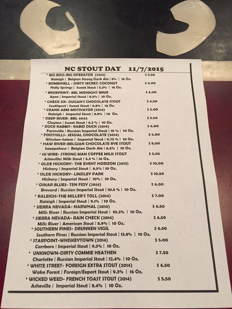 Want a preview of <a href="/TylersApex/">Tylers Apex</a> #StoutDay celebration this Saturday? Check it out!