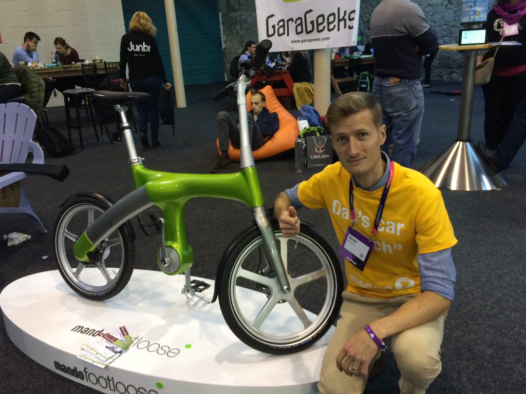 leftstuffteam's tweet photo. Our new company car? #mandowebsummit15 https://t.co/Er40j5VRU6