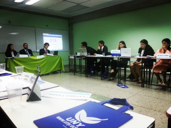 UNYMUN's tweet photo. Alemania: "Estamos aquí para ubicar las causas de esta situación" #CDH #UNYMUN2015 (Vía @TELESURr_UNYMUN) https://t.co/fay7gHeLRe