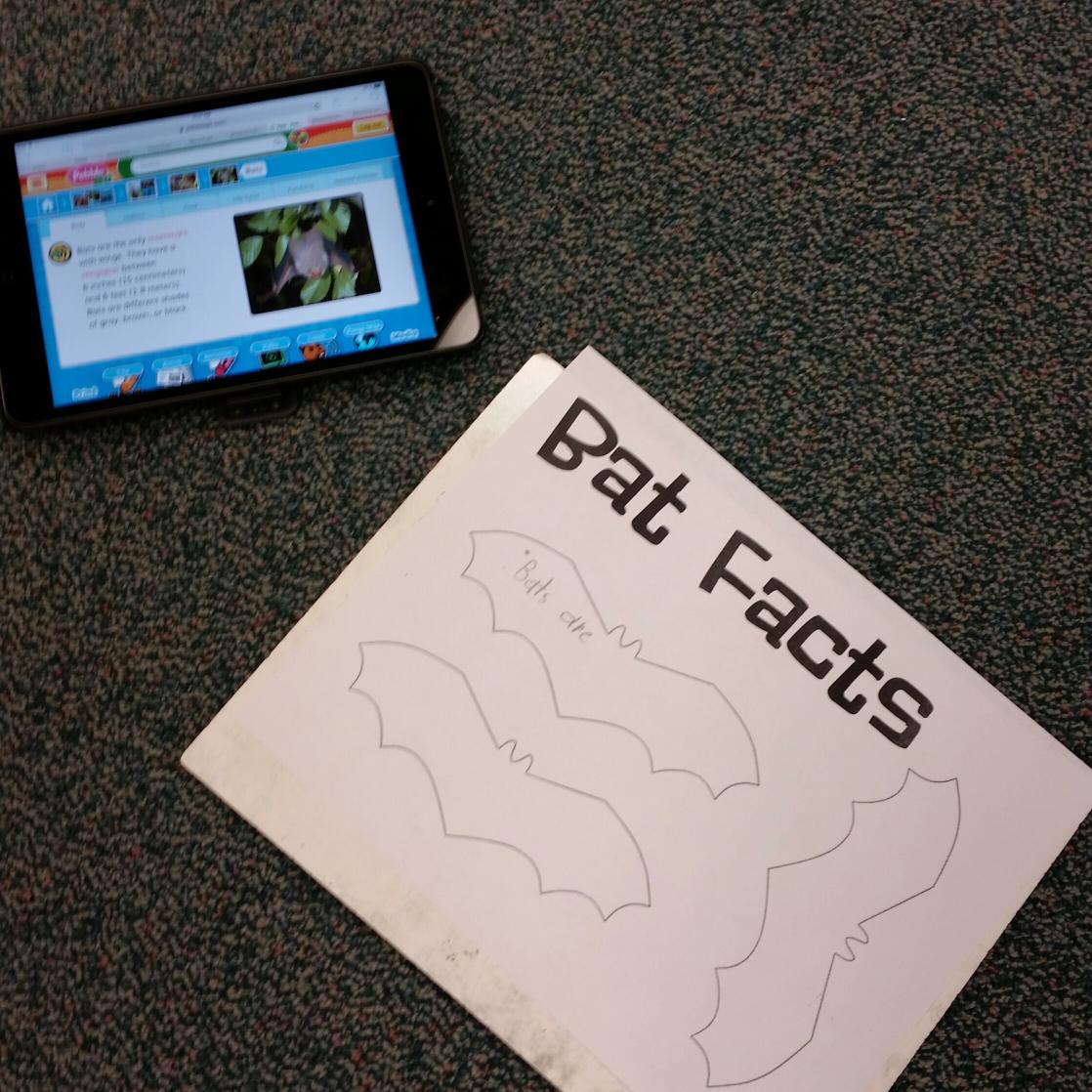 clmcnab's tweet photo. Using Pebble go to research bats as we learn about nocturnal animals and reading nonfiction texts! #jwepride https://t.co/JvdW4Gs1HM