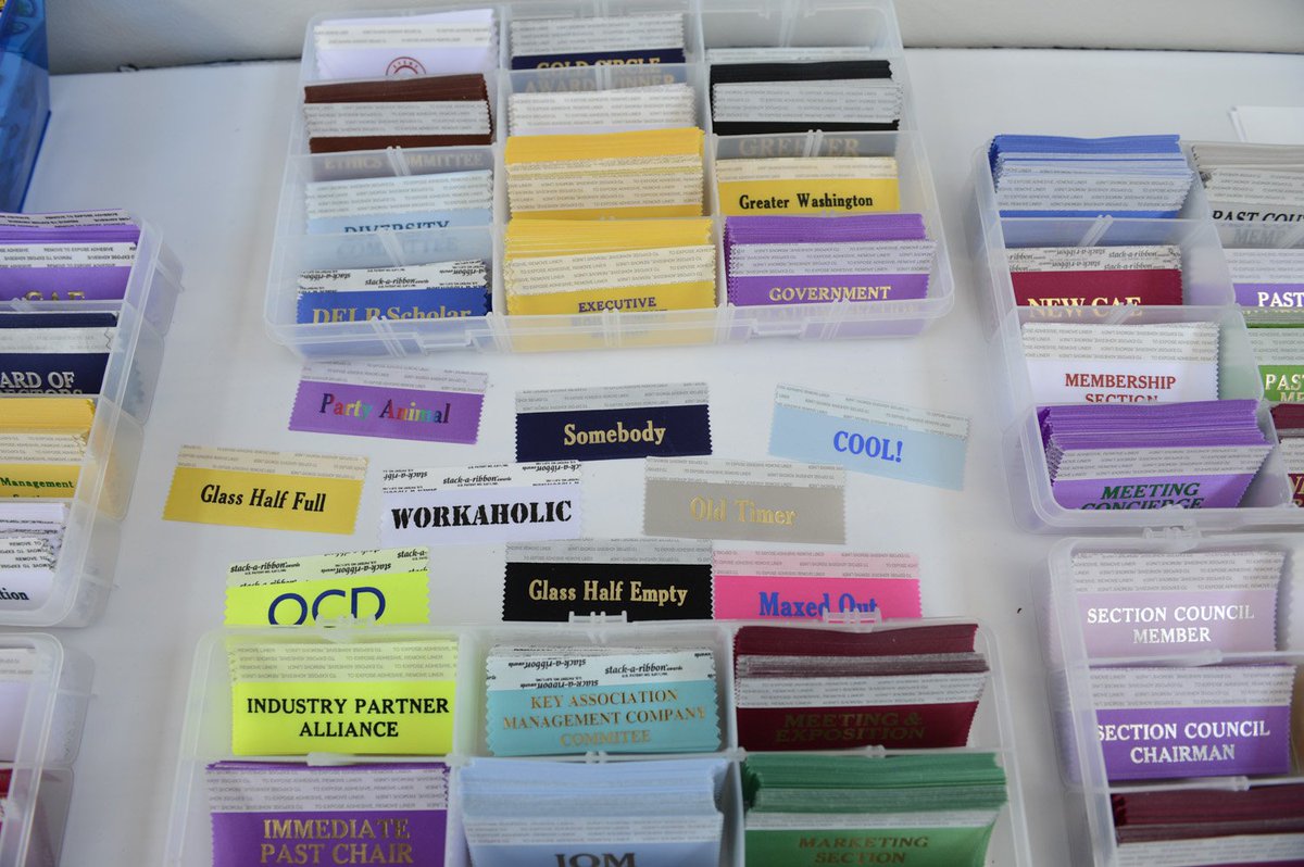 ASAEannual's tweet photo. #TBT to #ASAE13 in #Atlanta. What are your favorite badge ribbons? #ASAE16 https://t.co/5Y1BrOnyba
