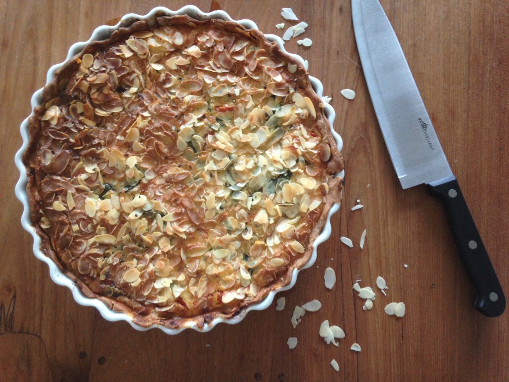 Hartige vegetarische glutenvrij taart!