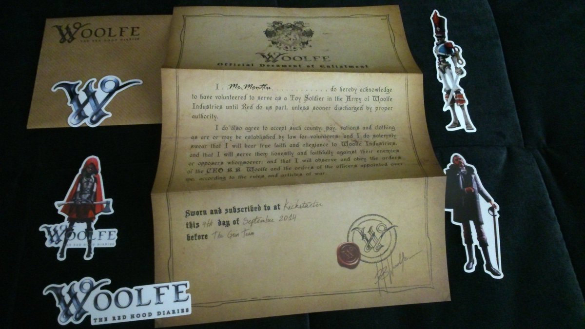 MrMonttu's tweet photo. Just found nice surprise from mailbox. Thx @Rebellion! :) #Woolfe https://t.co/lo7Xx9bXO7