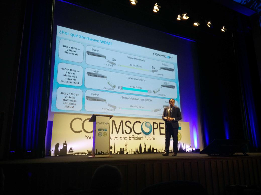 Franal81's tweet photo. FIbra Óptica de Banda Ancha by Commscope #CommScopeForo2015 https://t.co/CokI0CNa30