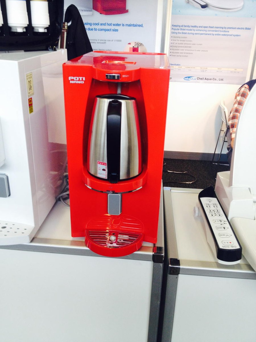coolitcoolers's tweet photo. A water cooler with kettle https://t.co/1Wok41sAPZ