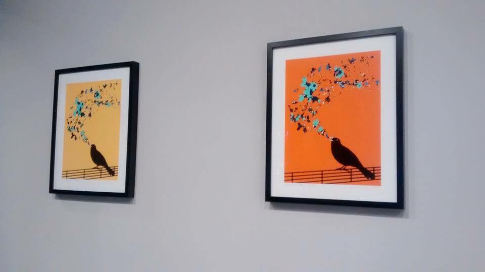 I've got a fuzzy feeling, my lovely friend <a href="/FionaPatel1/">Fi Patel</a> has both editions of 'Blackbird Sings The Blues'!