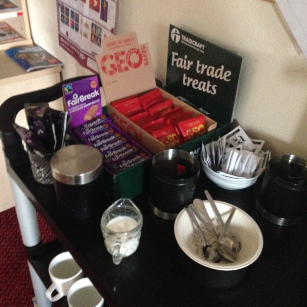 ChorleyFT's tweet photo. @traidcraft Fairtrade Treats are now back in stock in the Members Rooms at @ChorleyCouncil. #FairCouncil https://t.co/DYKy7IGDHW
