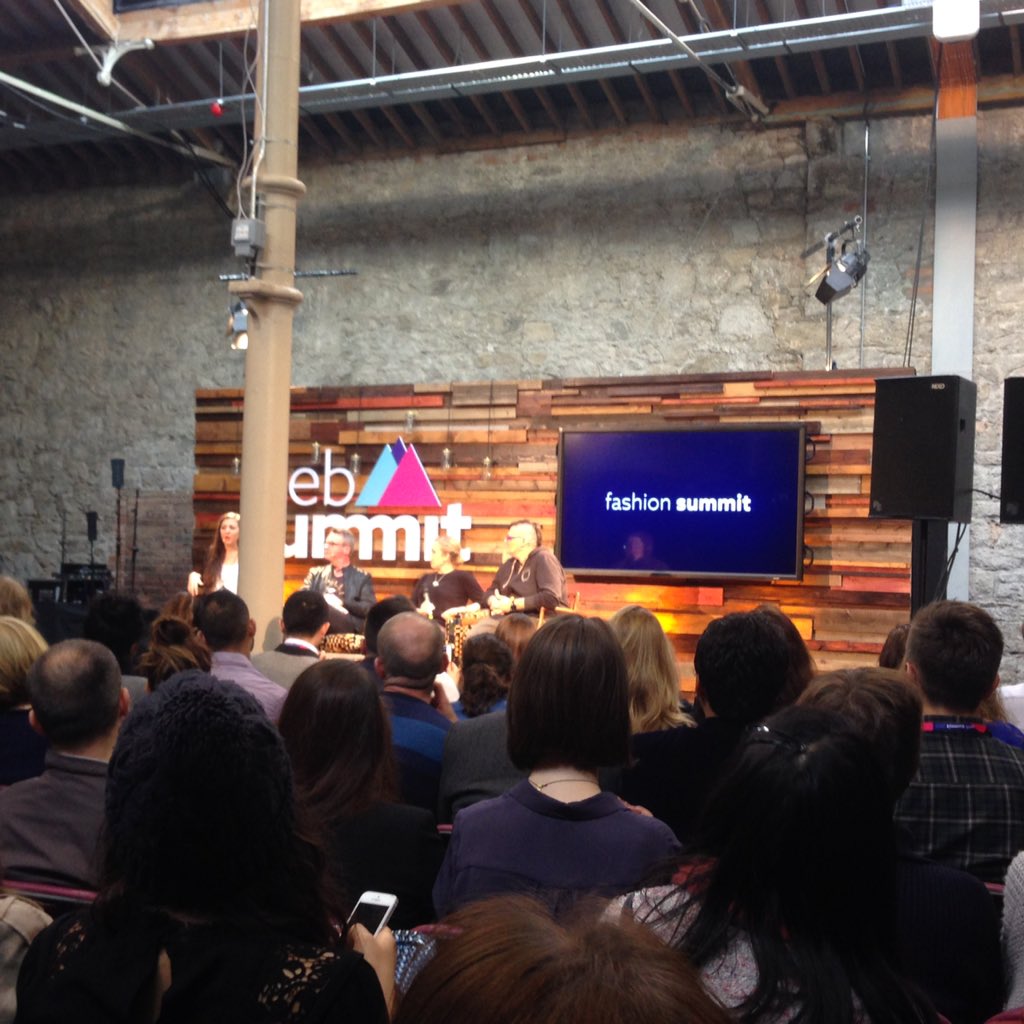 #websummit Wearables are 1st about expressing our identity. Tech can now be positioned to support fashion (not VV).