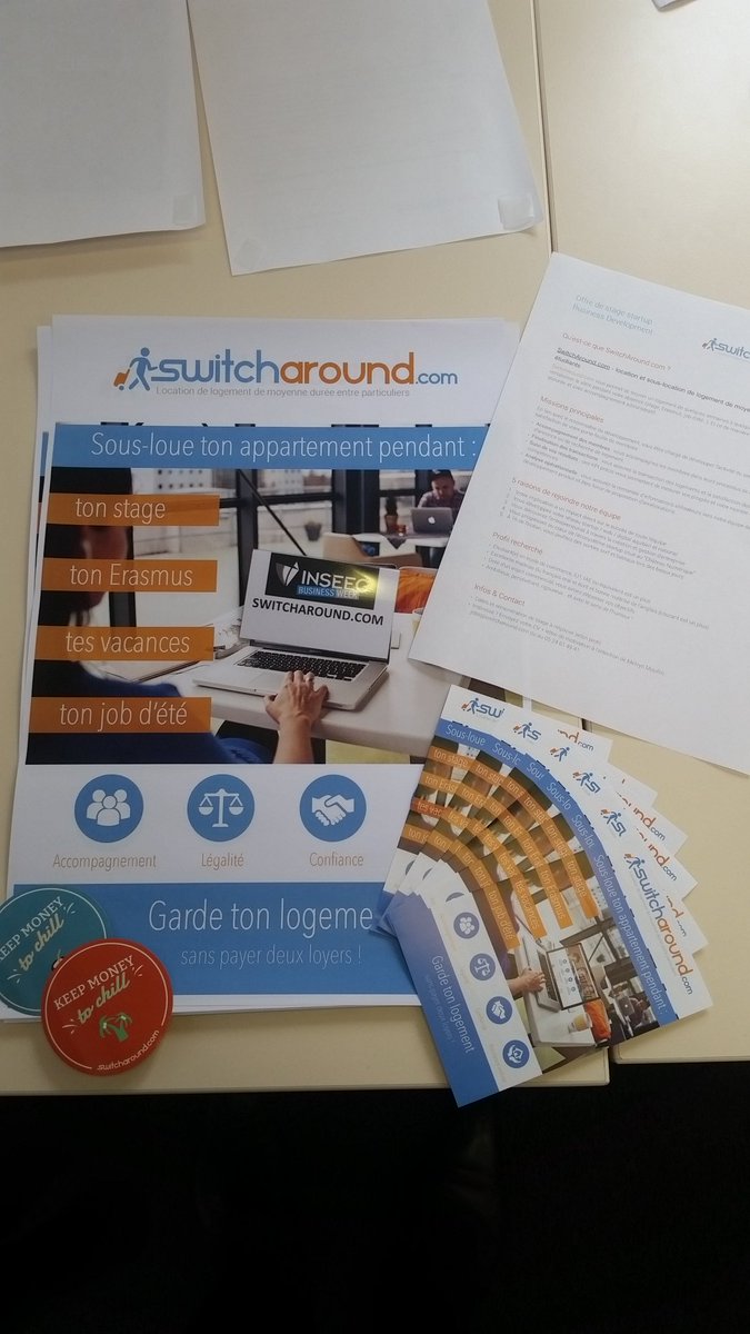 INSEEC_MSc's tweet image. @switcharound recherche des #businessdeveloper asap et toute l'année au château numérique ! #businessweek2015