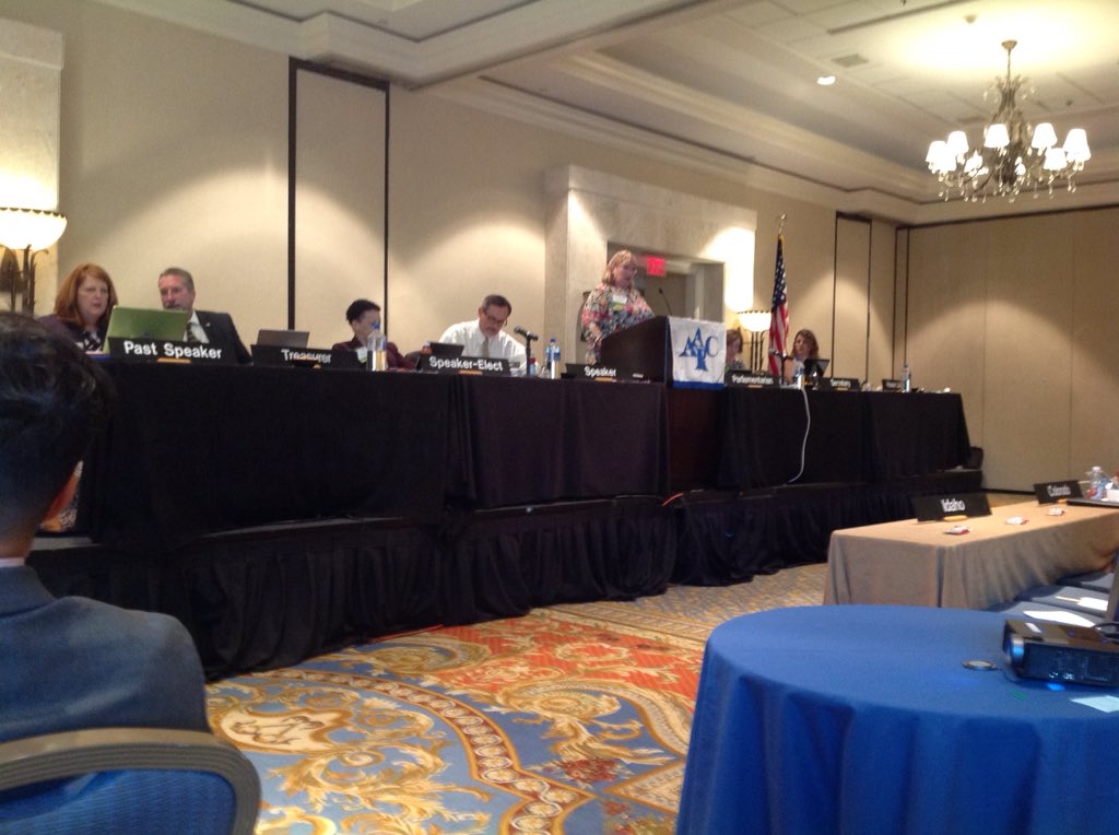 MSRCMT's tweet photo. #AARC2015 House of Delegates orientation has begun! https://t.co/aZDud4XOGe