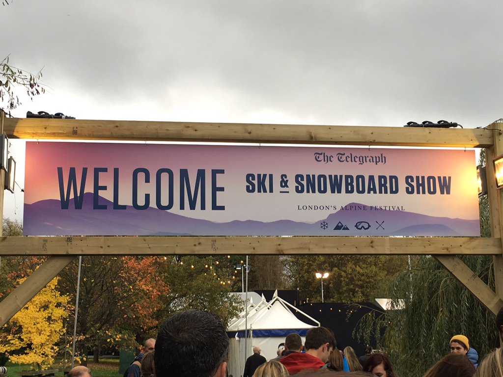 At the #skishowlondon to check out all #new stuff for #winter