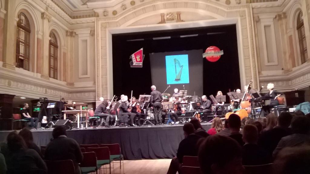 rococork's tweet photo. Our 1st &amp; 4th year music students were at City Hall this morning enjoying Cork Pops Orchestra #rocomusic https://t.co/WpZq1TzMw6