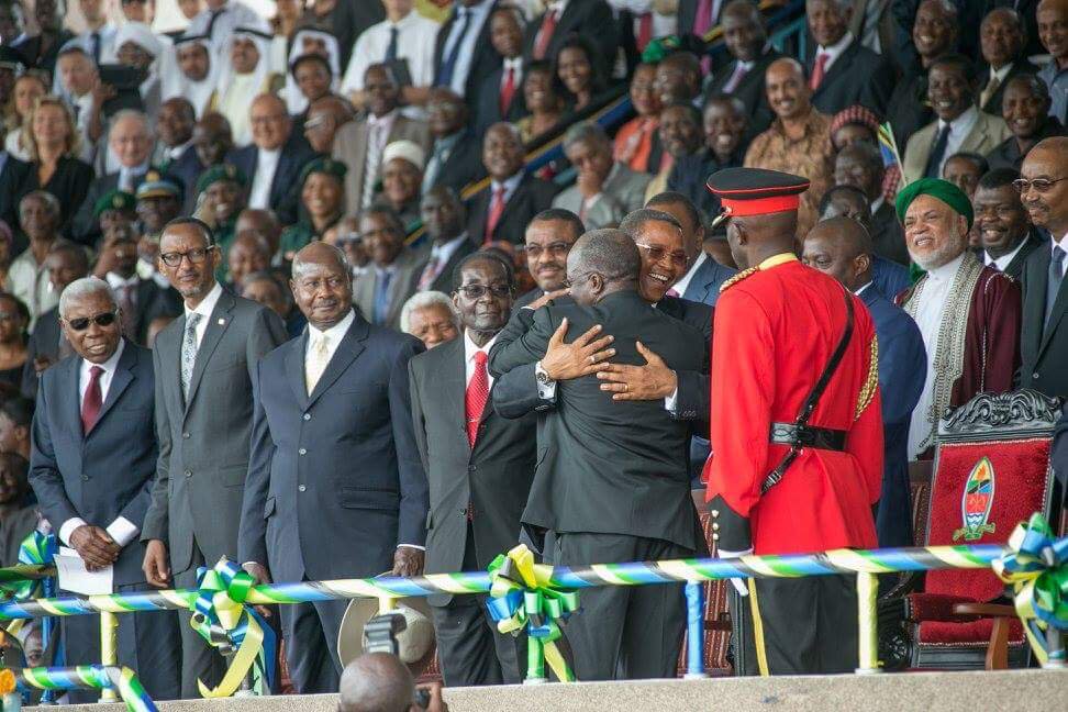semakula's tweet photo. This picture here speaks a lot. See all the fellows on the left? They must be wondering how #Tanzania does it. https://t.co/8QsNJ2IHne