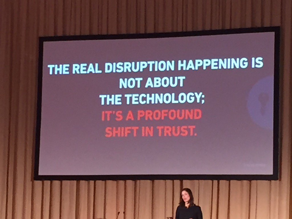 michael_leber's tweet image. Disruption a profound shift in trust. Something for The Trustartust @OlafLewitz #GPDF15