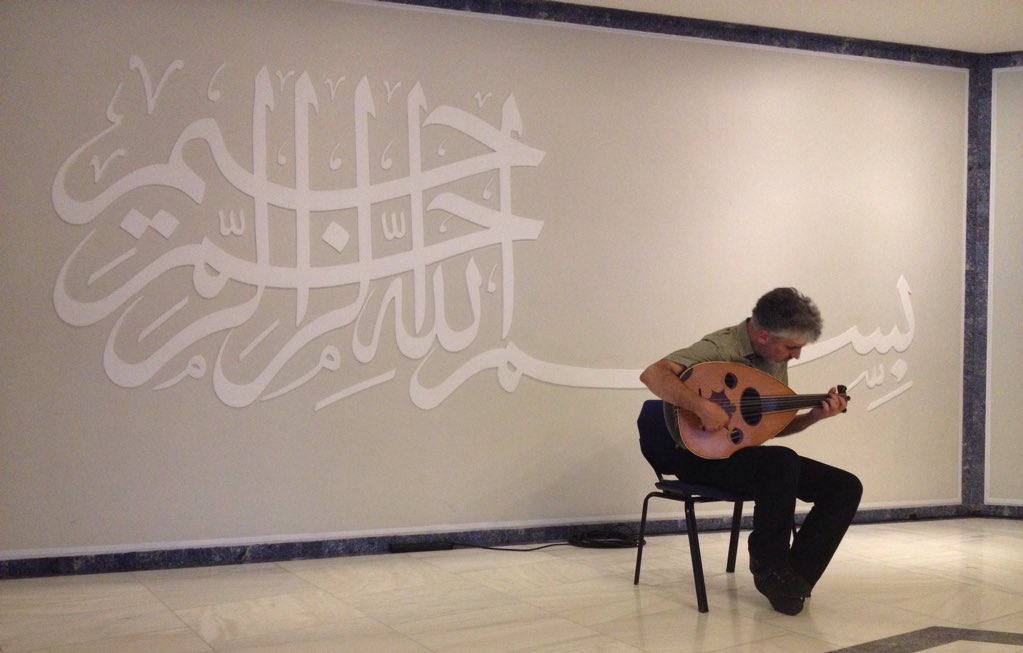 Mahmuhi's tweet photo. Dreamy maqams fill the air in the palatial setting of @TheIsmaili transmogrifying you to bygone days @NourFestival https://t.co/6uHhBZ0kQX