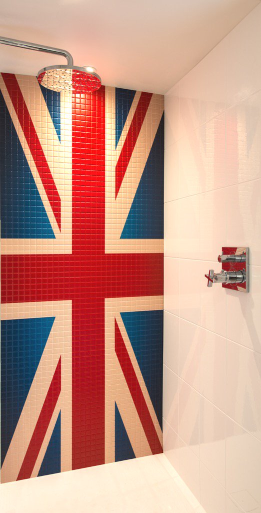 thjsolutions's tweet image. Supplying #flexible #UnionJack #tile effect #waterproof #wallpanels #madeinbritainhour